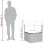 Sofá de esquina de jardín con cojines ratán sintético gris by , Outdoor sofas - Ref: Foro24-366113, Price: 79,56 €, Discount: %