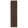 Aparador con puerta de vidrio marrón roble 35x37x142 cm de , Aparadores - Ref: Foro24-836447, Precio: 86,99 €, Descuento: %