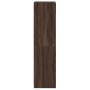 Aparador con puerta de vidrio marrón roble 35x37x142 cm de , Aparadores - Ref: Foro24-836447, Precio: 88,37 €, Descuento: %