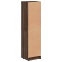 Aparador con puerta de vidrio marrón roble 35x37x142 cm de , Aparadores - Ref: Foro24-836447, Precio: 88,37 €, Descuento: %