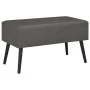Mesa de centro de cuero sintético gris 80x40x46 cm de vidaXL, Mesas de centro - Ref: Foro24-247545, Precio: 67,18 €, Descuent...