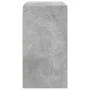 Mueble de pared puertas de vidrio gris hormigón 68x37x68,5 cm de , Taquillas y armarios de almacenamiento - Ref: Foro24-83649...