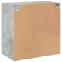 Mueble de pared puertas de vidrio gris hormigón 68x37x68,5 cm de , Taquillas y armarios de almacenamiento - Ref: Foro24-83649...