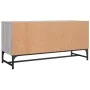 Mueble de TV con puertas de vidrio gris Sonoma 102x37x50 cm de , Muebles TV - Ref: Foro24-836537, Precio: 49,42 €, Descuento: %