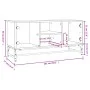 Mueble de TV con puertas de vidrio gris Sonoma 102x37x50 cm de , Muebles TV - Ref: Foro24-836537, Precio: 49,42 €, Descuento: %