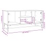 Mueble de TV con puertas de vidrio gris hormigón 102x37x50 cm de , Muebles TV - Ref: Foro24-836535, Precio: 67,46 €, Descuent...
