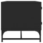Mesa de centro con puertas de vidrio negra 68,5x50x50 cm de , Mesas de centro - Ref: Foro24-836540, Precio: 49,79 €, Descuent...
