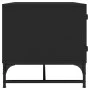Mesa de centro con puertas de vidrio negra 68,5x50x50 cm de , Mesas de centro - Ref: Foro24-836540, Precio: 49,36 €, Descuent...