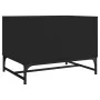 Mesa de centro con puertas de vidrio negra 68,5x50x50 cm de , Mesas de centro - Ref: Foro24-836540, Precio: 49,36 €, Descuent...