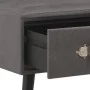 Mesa de centro de cuero sintético gris 80x40x46 cm de vidaXL, Mesas de centro - Ref: Foro24-247545, Precio: 67,18 €, Descuent...
