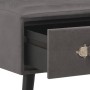 Mesa de centro de cuero sintético gris 80x40x46 cm de vidaXL, Mesas de centro - Ref: Foro24-247545, Precio: 73,46 €, Descuent...