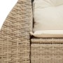 Sofá de jardín con cojines de 2 plazas ratán sintético beige de , Sofás de exterior - Ref: Foro24-366080, Precio: 196,30 €, D...
