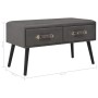 Mesa de centro de cuero sintético gris 80x40x46 cm de vidaXL, Mesas de centro - Ref: Foro24-247545, Precio: 73,46 €, Descuent...