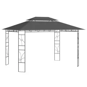 Cenador gris antracita 4x3x2,7 m 160 g/m² de , Carpas y cenadores - Ref: Foro24-313917, Precio: 197,76 €, Descuento: %