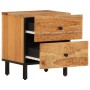 Mesita de noche de madera maciza de acacia 40x33x46 cm de , Mesitas de noche - Ref: Foro24-356853, Precio: 64,37 €, Descuento: %