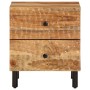 Mesita de noche de madera maciza de acacia 40x33x46 cm de , Mesitas de noche - Ref: Foro24-356853, Precio: 64,37 €, Descuento: %