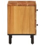 Mesita de noche de madera maciza de acacia 40x33x46 cm de , Mesitas de noche - Ref: Foro24-356853, Precio: 64,37 €, Descuento: %