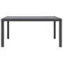 Mesa de jardín de plástico aspecto ratán marrón 150x90x72 cm de vidaXL, Mesas de jardín - Ref: Foro24-45606, Precio: 163,36 €...