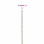 Cuerda de trabajo polipropileno blanco 3 mm 50 m de , Sogas y cuerdas metálicas - Ref: Foro24-153036, Precio: 12,11 €, Descue...