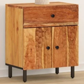 Mesita de noche madera maciza de acacia 50x33x60 cm de , Mesitas de noche - Ref: Foro24-356866, Precio: 63,19 €, Descuento: %