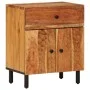 Nachttisch aus massivem Akazienholz, 50 x 33 x 60 cm von , Nachttische - Ref: Foro24-356866, Preis: 63,19 €, Rabatt: %