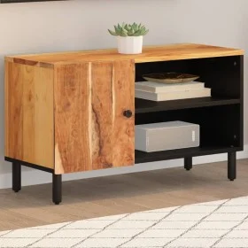 Mueble de TV madera maciza de acacia 80x33x46 cm de , Muebles TV - Ref: Foro24-356870, Precio: 58,79 €, Descuento: %
