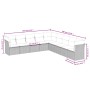 Set de muebles de jardín 9 pzas y cojines ratán sintético gris de , Conjuntos de jardín - Ref: Foro24-3217780, Precio: 524,52...