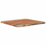Mesa auxiliar madera maciza acacia borde natural 40x40x2,5 cm de , Mesas auxiliares - Ref: Foro24-370606, Precio: 29,16 €, De...