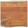 Solid acacia wood side table natural edge 40x40x2.5 cm by , Side tables - Ref: Foro24-370606, Price: 28,62 €, Discount: %
