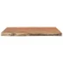 Solid acacia wood side table natural edge 40x40x2.5 cm by , Side tables - Ref: Foro24-370606, Price: 28,62 €, Discount: %
