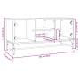Mueble de TV con puertas de vidrio blanco 102x37x50 cm de , Muebles TV - Ref: Foro24-836532, Precio: 49,85 €, Descuento: %