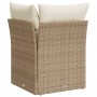 Sillón de esquina de jardín con cojines ratán sintético beige de , Sofás de exterior - Ref: Foro24-366051, Precio: 92,99 €, D...
