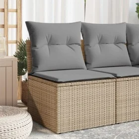 Gartensofa ohne Armlehnen mit beigen PE-Rattankissen von , Outdoor-Sofas - Ref: Foro24-366085, Preis: 59,51 €, Rabatt: %