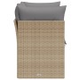 Sofá de jardín con cojines de 2 plazas ratán sintético beige de , Sofás de exterior - Ref: Foro24-366102, Precio: 157,13 €, D...