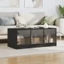 Mesa de centro con puertas de vidrio negra 102x50x42 cm de , Mesas de centro - Ref: Foro24-836414, Precio: 79,07 €, Descuento: %