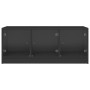 Mesa de centro con puertas de vidrio negra 102x50x42 cm de , Mesas de centro - Ref: Foro24-836414, Precio: 80,04 €, Descuento: %