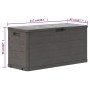 Caja de almacenamiento de jardín 280 L marrón de vidaXL, Cajas de almacenaje para exteriores - Ref: Foro24-45687, Precio: 76,...
