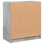 Armario auxiliar puertas de vidrio gris hormigón 68x37x75,5 cm de , Aparadores - Ref: Foro24-836423, Precio: 68,70 €, Descuen...