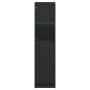 Aparador con puerta de vidrio negro 35x37x142 cm de , Aparadores - Ref: Foro24-836442, Precio: 89,32 €, Descuento: %