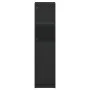 Aparador con puerta de vidrio negro 35x37x142 cm de , Aparadores - Ref: Foro24-836442, Precio: 88,15 €, Descuento: %