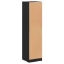 Aparador con puerta de vidrio negro 35x37x142 cm de , Aparadores - Ref: Foro24-836442, Precio: 88,15 €, Descuento: %