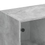 Estantería con puertas madera de ingeniería gris 136x37x109 cm de , Librerías y estanterías - Ref: Foro24-3206513, Precio: 22...