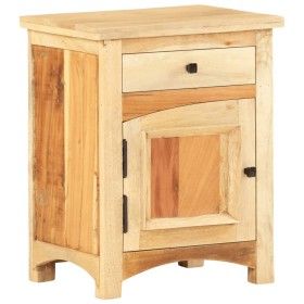 Mesita de noche de madera maciza reciclada 40x30x50 cm de vidaXL, Mesitas de noche - Ref: Foro24-282728, Precio: 100,37 €, De...