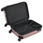 Maleta con ruedas trolley rígida rosa dorado ABS de vidaXL, Maletas - Ref: Foro24-91893, Precio: 60,16 €, Descuento: %