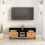 Mueble de TV madera maciza de acacia 100x33x46 cm de , Muebles TV - Ref: Foro24-356873, Precio: 81,31 €, Descuento: %