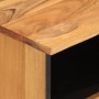 Mueble de TV madera maciza de acacia 100x33x46 cm de , Muebles TV - Ref: Foro24-356873, Precio: 81,31 €, Descuento: %