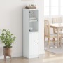 Aparador con puerta de vidrio blanco 35x37x142 cm de , Aparadores - Ref: Foro24-836441, Precio: 74,27 €, Descuento: %