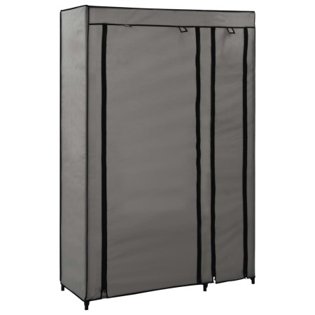 Armario plegable de tela gris 110x45x175 cm de vidaXL, Armarios roperos - Ref: Foro24-282423, Precio: 42,66 €, Descuento: %