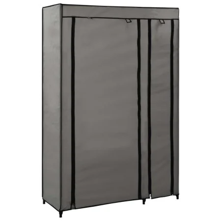 Armario plegable de tela gris 110x45x175 cm de vidaXL, Armarios roperos - Ref: Foro24-282423, Precio: 37,86 €, Descuento: %