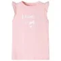 Camiseta infantil de manga volante rosa claro 104 de , Camisetas para niños - Ref: Foro24-10500, Precio: 8,19 €, Descuento: %